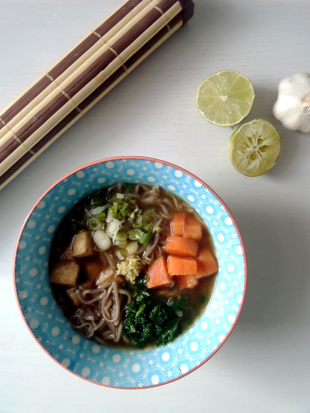 Foodista Recipes, Cooking Tips, and Food News Soba Noodles Tofu Soup